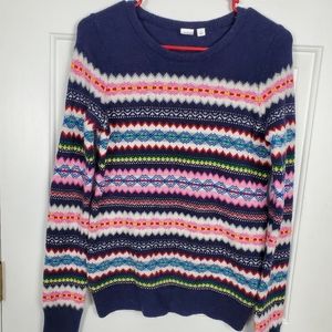 Gap fair isle type sweater